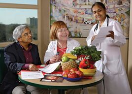 Patients with mandatory diabetes are prescribed by diet
